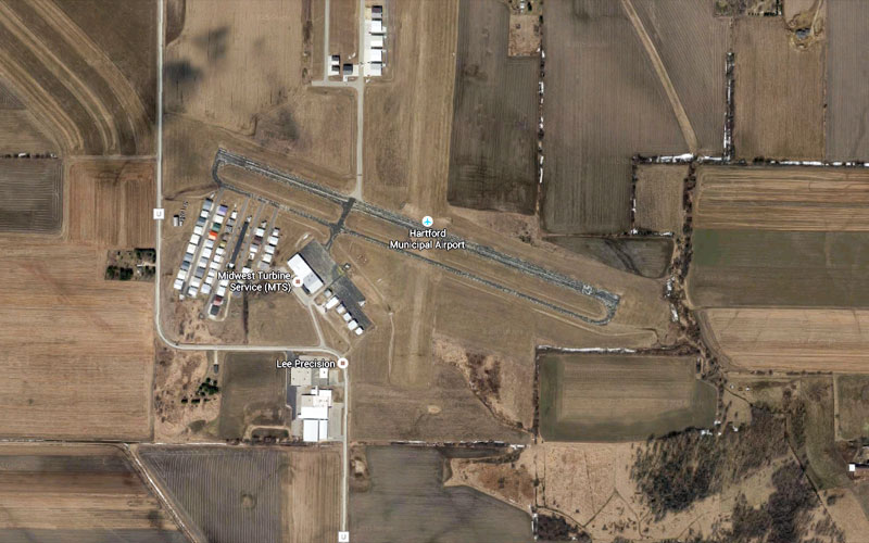 Hartford, WI KHXF Aerial