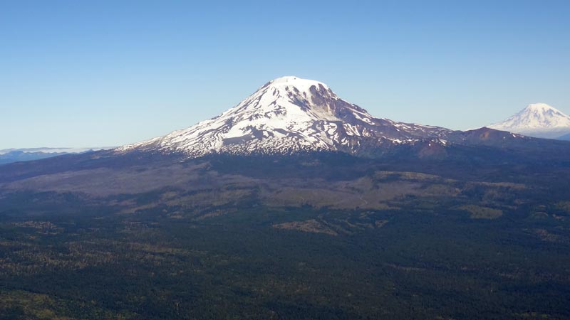 Mt. Adams with Mt. Rainier